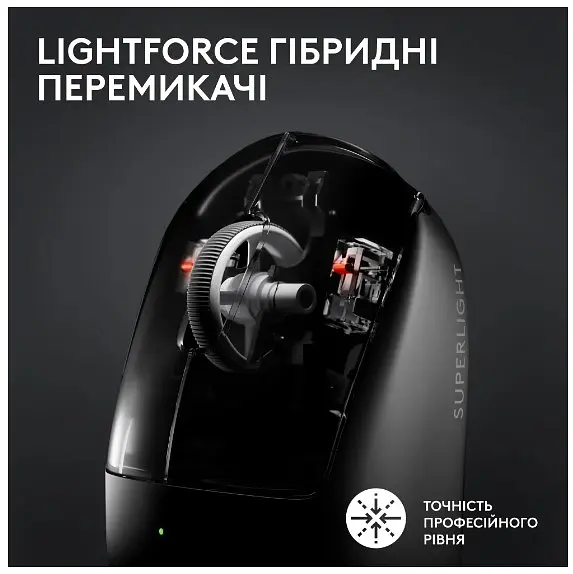 Миша Logitech Pro X Superlight 2 Lightspeed Black (910-006630) - фото 3