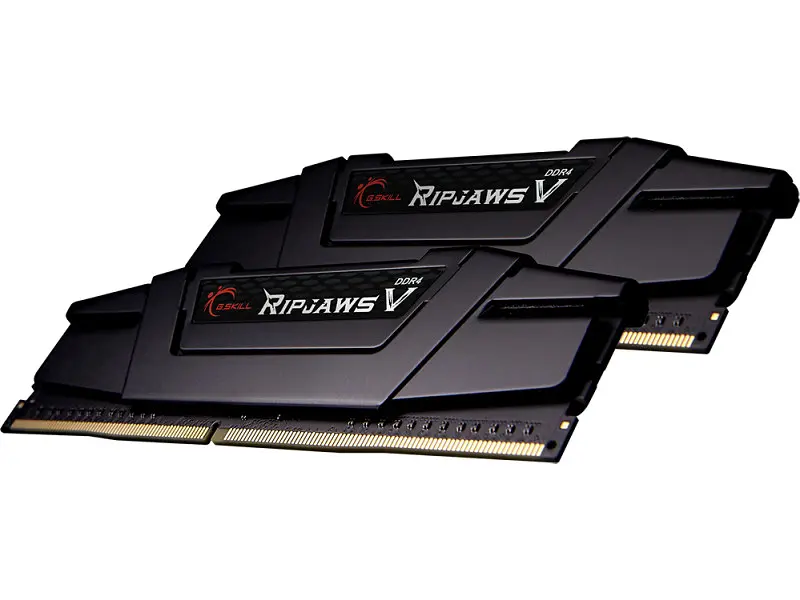 Модуль пам'яті G.Skill 16 GB (2x8GB) DDR4 4000 MHz Ripjaws V Black (F4-4000C18D-16GVK) - фото 2