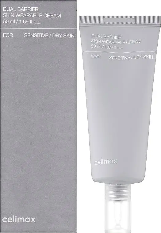 Легкий крем для обличчя із церамідами 50 мл Celimax Dual Barrier Skin Wearable Cream - фото 2