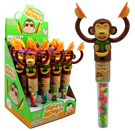 Іграшка з цукерками Wacky Monkeys 12g - фото 3