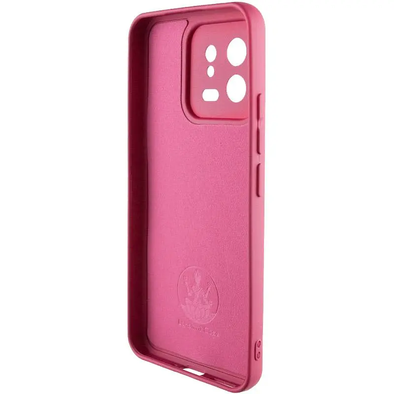 Чехол TPU GETMAN Liquid Silk Full Camera для Xiaomi 13 Pro Бордовый / Marsala - фото 5