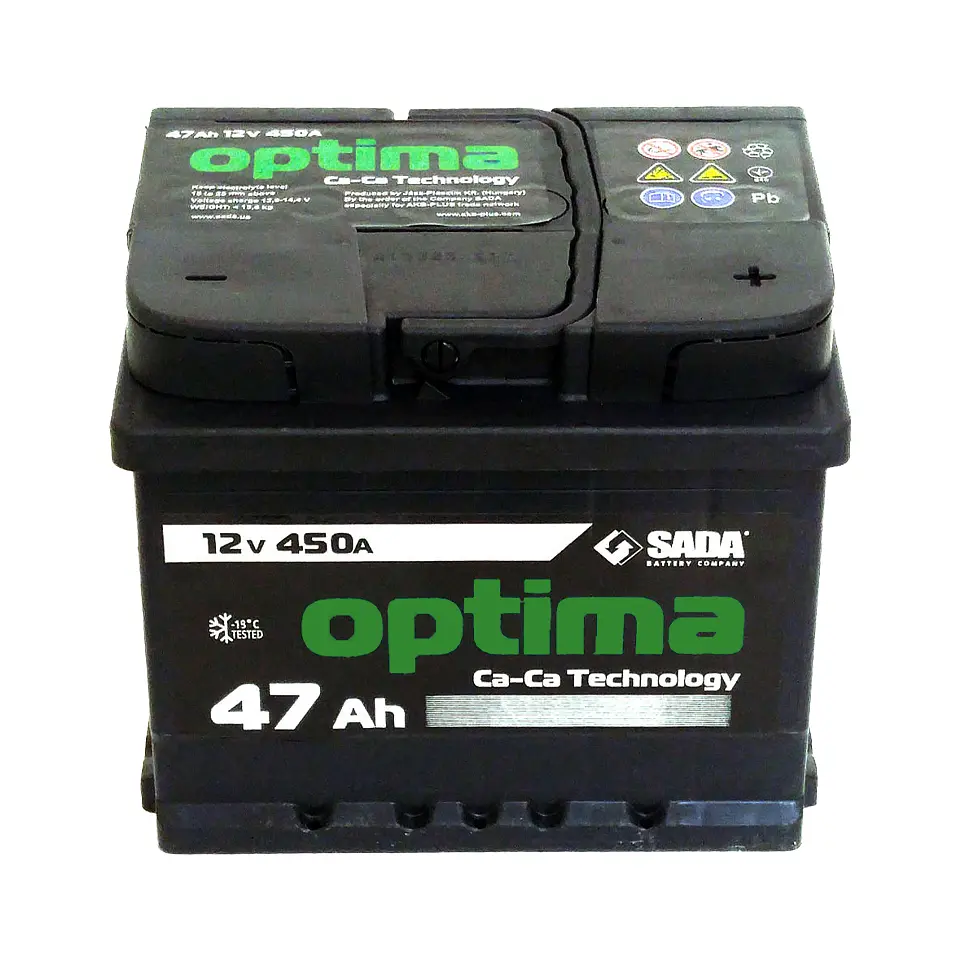 Автомобильный аккумулятор Optima 6СТ-47 (-/+) Евро 12В 47Ач 450А низкий - фото 2