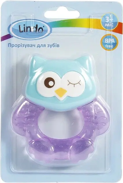 Прорізувач для зубів Hippo Lindo PK 069 Фіолетовий shop (8850217000698) - фото 2