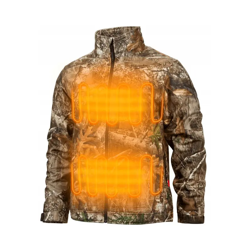 Куртка з підігрівом MILWAUKEE, M12 HJCAMO6-201 (M), камуфляжна (розмір M) (+зар.пр., 1 акум.Х 2А·год) - фото 4