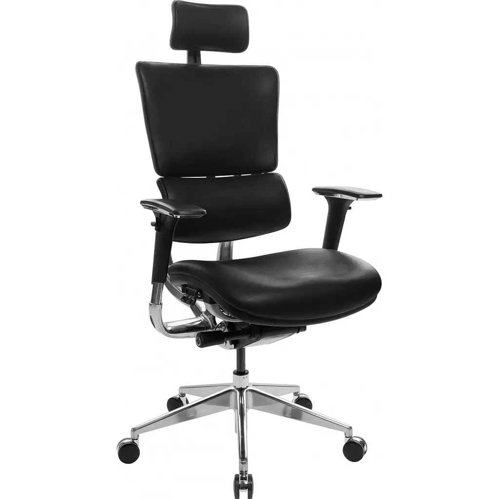 Офісне крісло GT Racer X-807 Leather Black (P-02) [147932] - фото 2