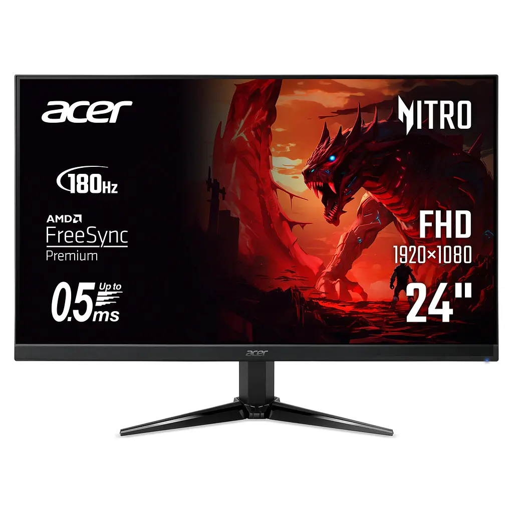 Монітор Acer 23.8" QG241YM3bmiipx (UM.QQ1EE.301) IPS Black - фото 8