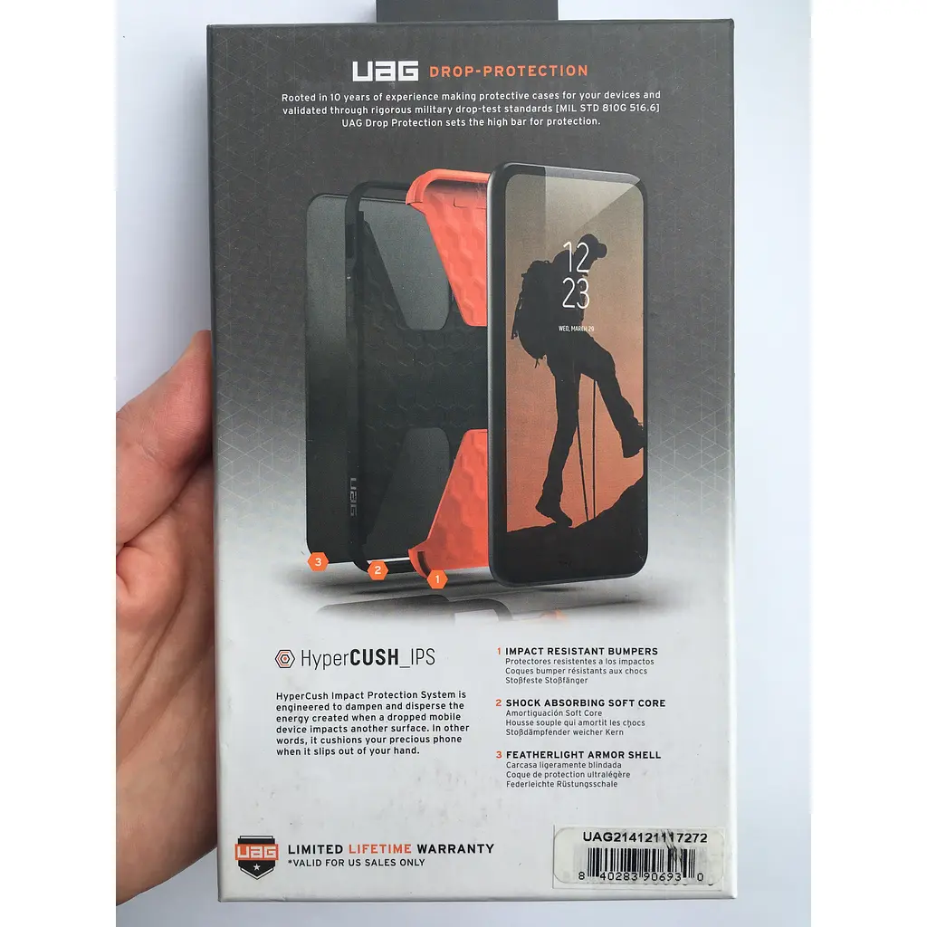 Чохол протиударний для Samsung Galaxy S23 (S911) UAG Civilian Olive 214121117272 - фото 4