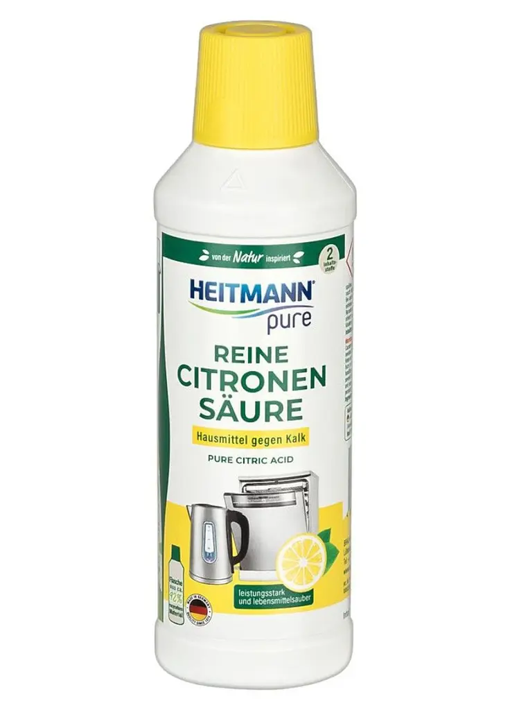 Рідкий засіб для видалення накипу Heitmann Pure Reine Citronen Saure 500 мл