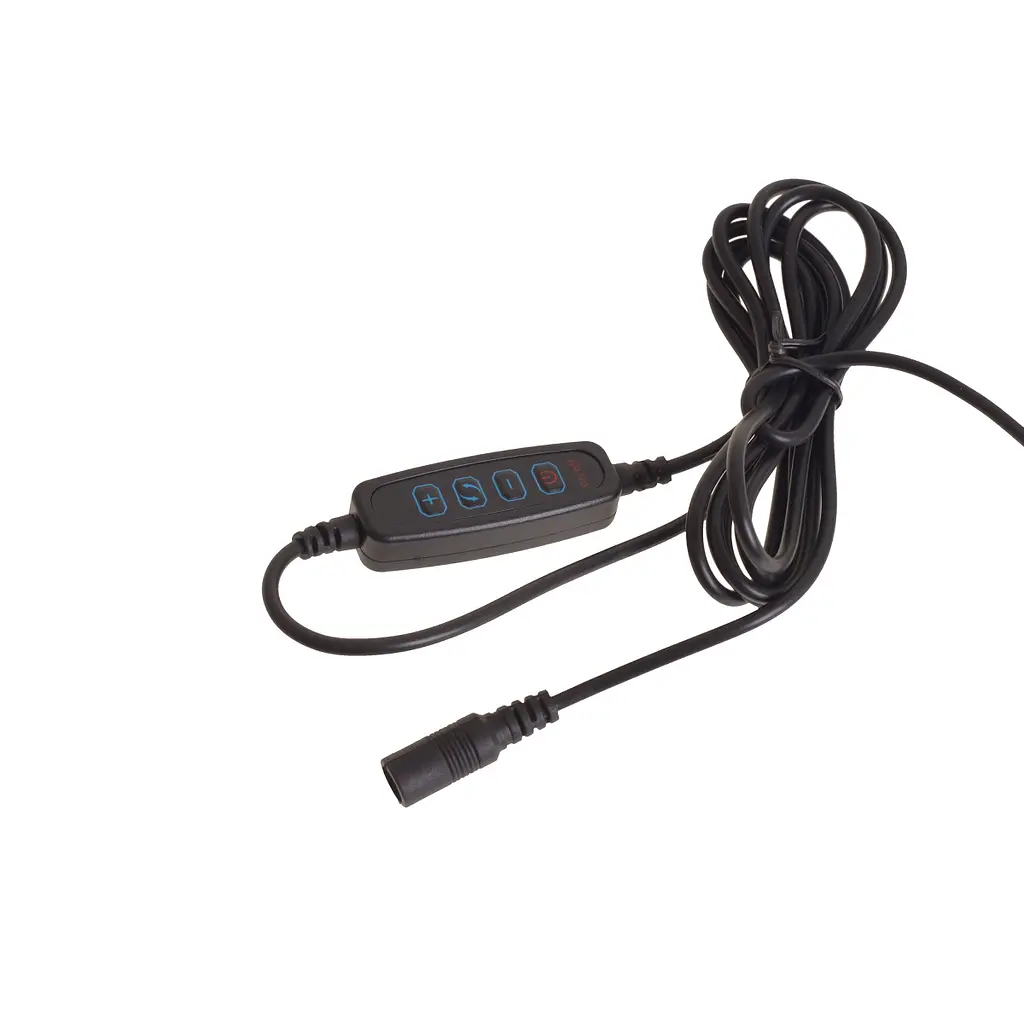 Кольцевая лампа блогера Brille с 3 держателями LED 24W CCT 36 см (TE-053) - фото 4