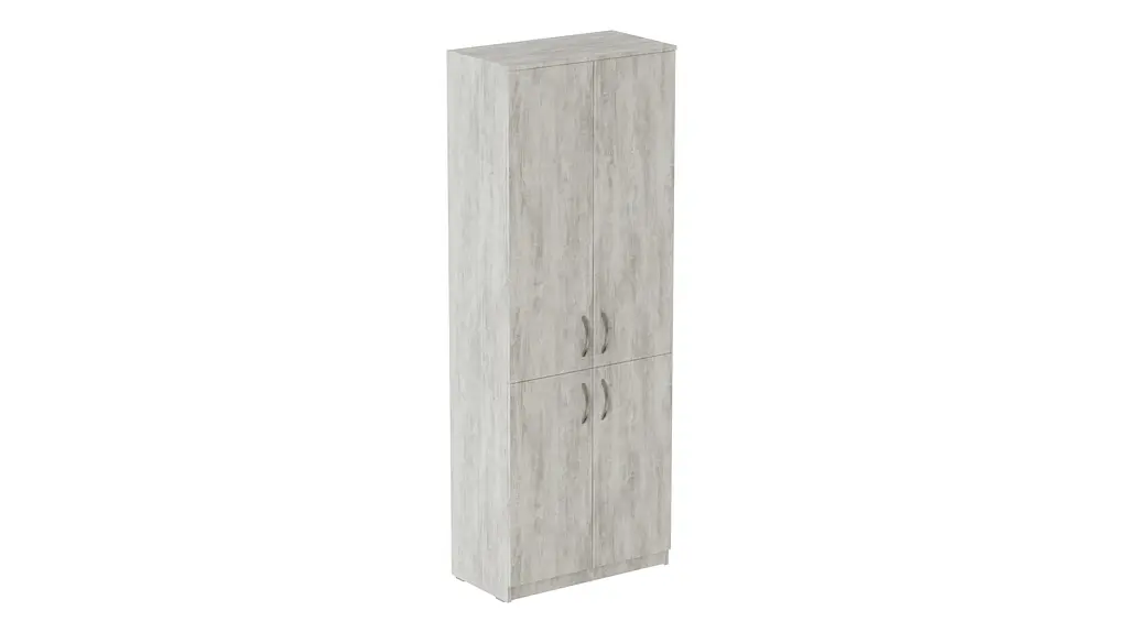 Шафа Анжело Ferrum-decor 5 полиць 4 двері 1900x800x380 ДСП Бетон 16 мм (FRD-105060) - фото 2