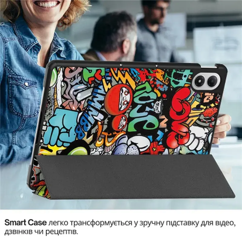 Чохол до планшета BeCover Smart Case Xiaomi Redmi Pad 2 Pro 12.1" Graffiti (714639) - фото 8
