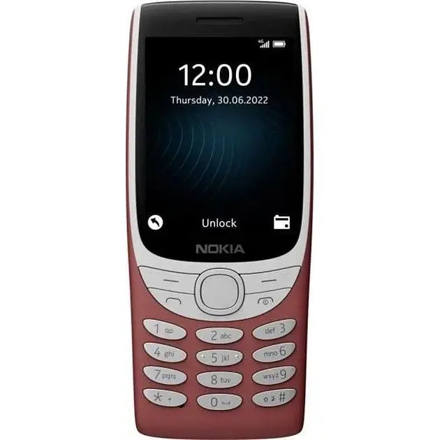 Телефон Nokia 8210 2 сим-карты 4G красный - фото 3