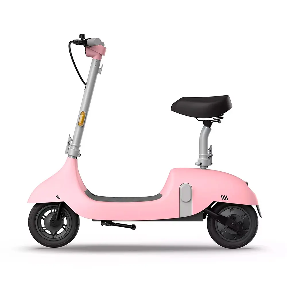 Електросамокат з сидінням OKAI Ceetle PRO EA10C Pink 10', 350(900)W, 25Km/h, 10.4Ah, 55Km, 20%, NFC, App.29kg (EA10C-P) - фото 3