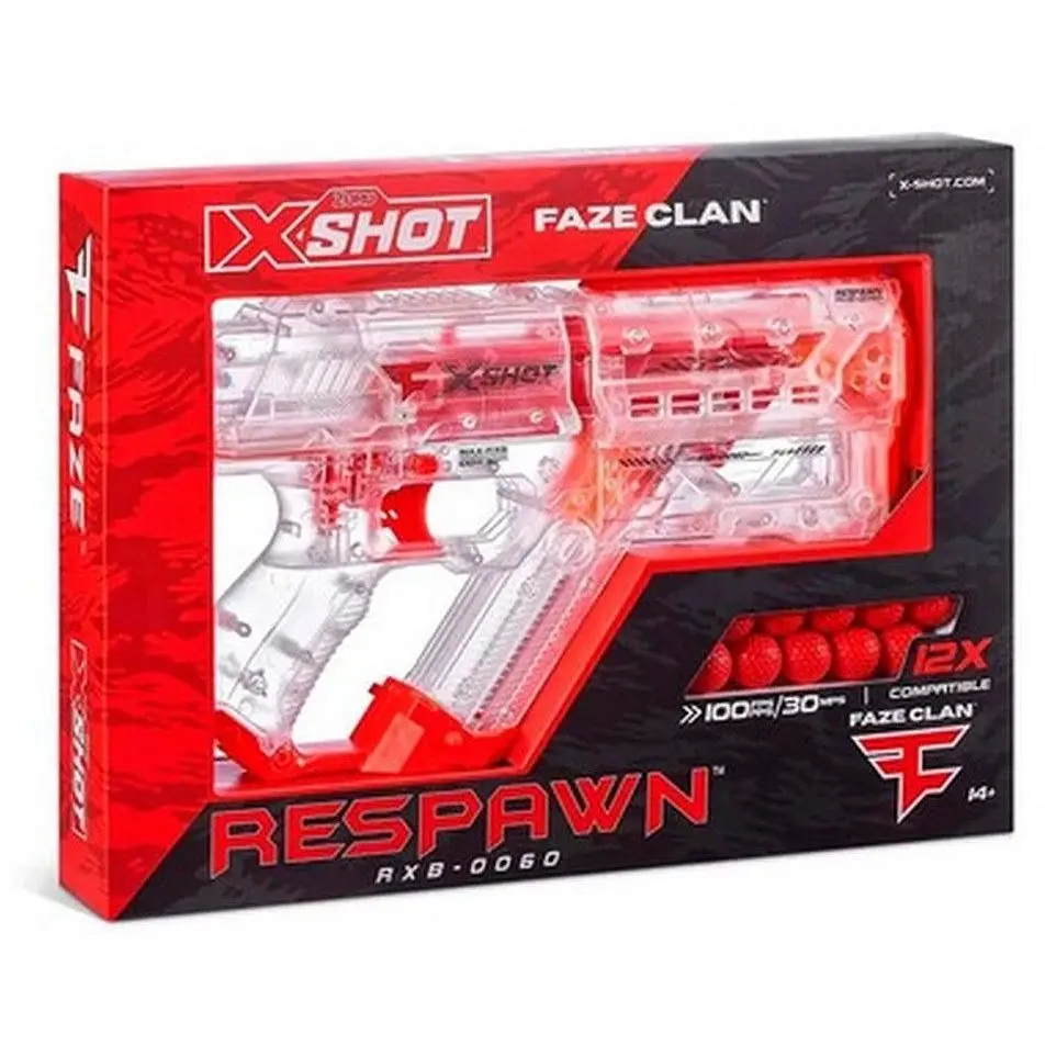 Скорострільний бластер Zuru X-Shot Chaos faze Respawn, 12 патронів (36499) - фото 2