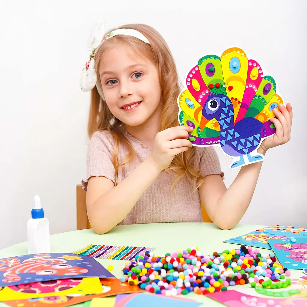 Набор для творчества Vladi Toys Creative Box Сова (VT4433-08) - фото 7