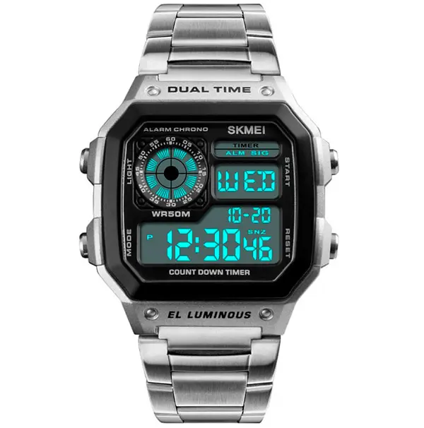 Годинник Skmei Ripple Silver 1335S - фото 2