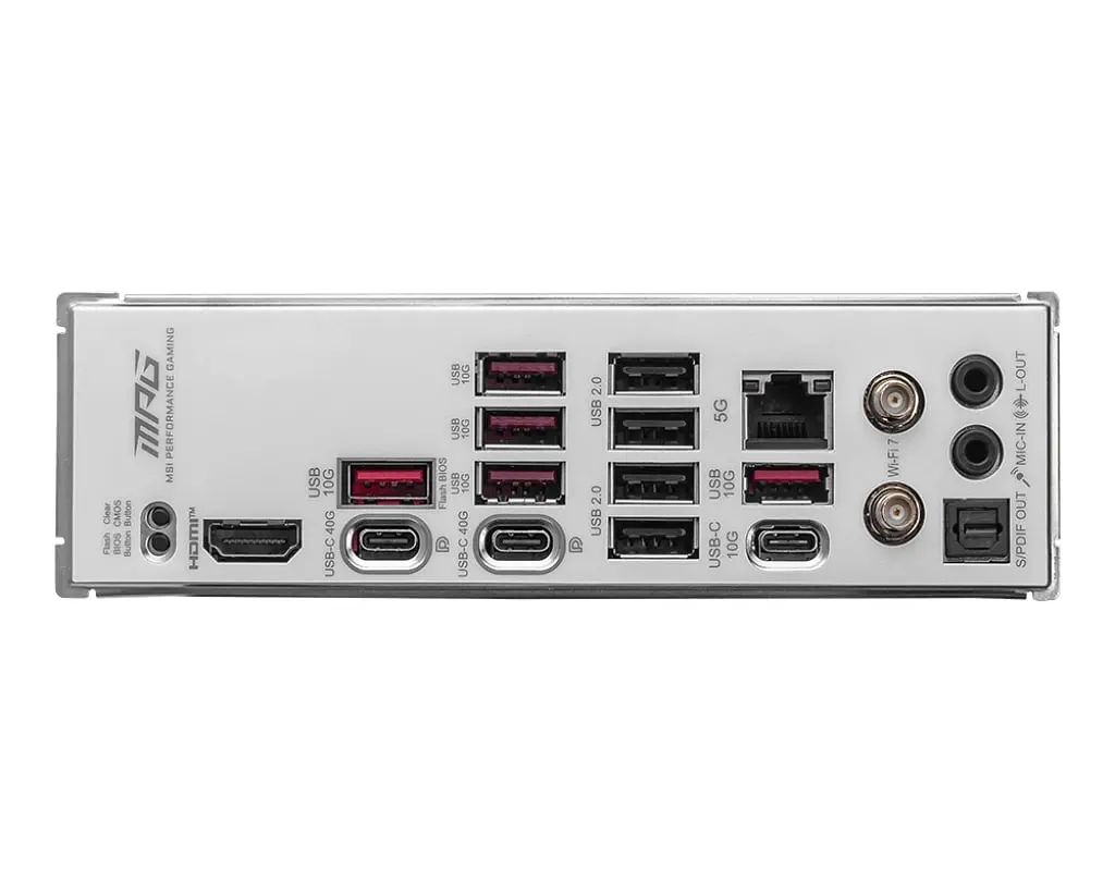 Материнская плата MSI MPG X870E EDGE TI WIFI sAM5 X870E 4xDDR5 M.2 HDMI WiFi BT ATX - фото 4