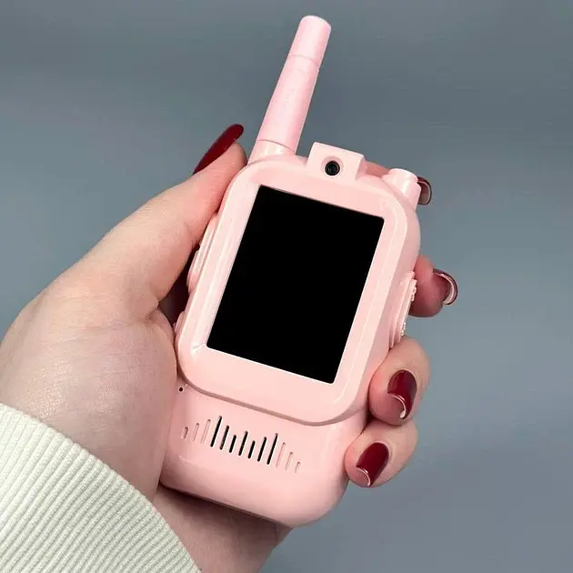 Дитяча рація з відеозв'язком XPRO Video Walkie Talkie, відео- та голосовий зв'язок, 2 рації, Type-C, HD-камера, дальність зв'язку до 300 м - синій + рожевий (50323-20130_731) - фото 6