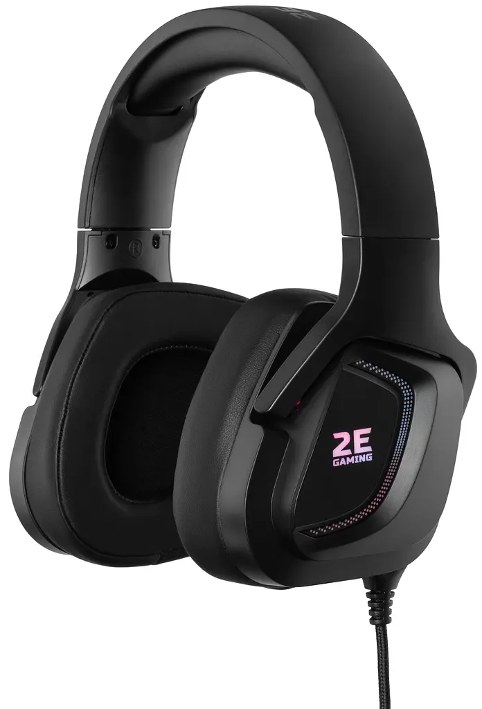 Ігрова гарнітура 2E Gaming HG340 RGB 3.5mm Black (2E-HG340BK) - фото 3