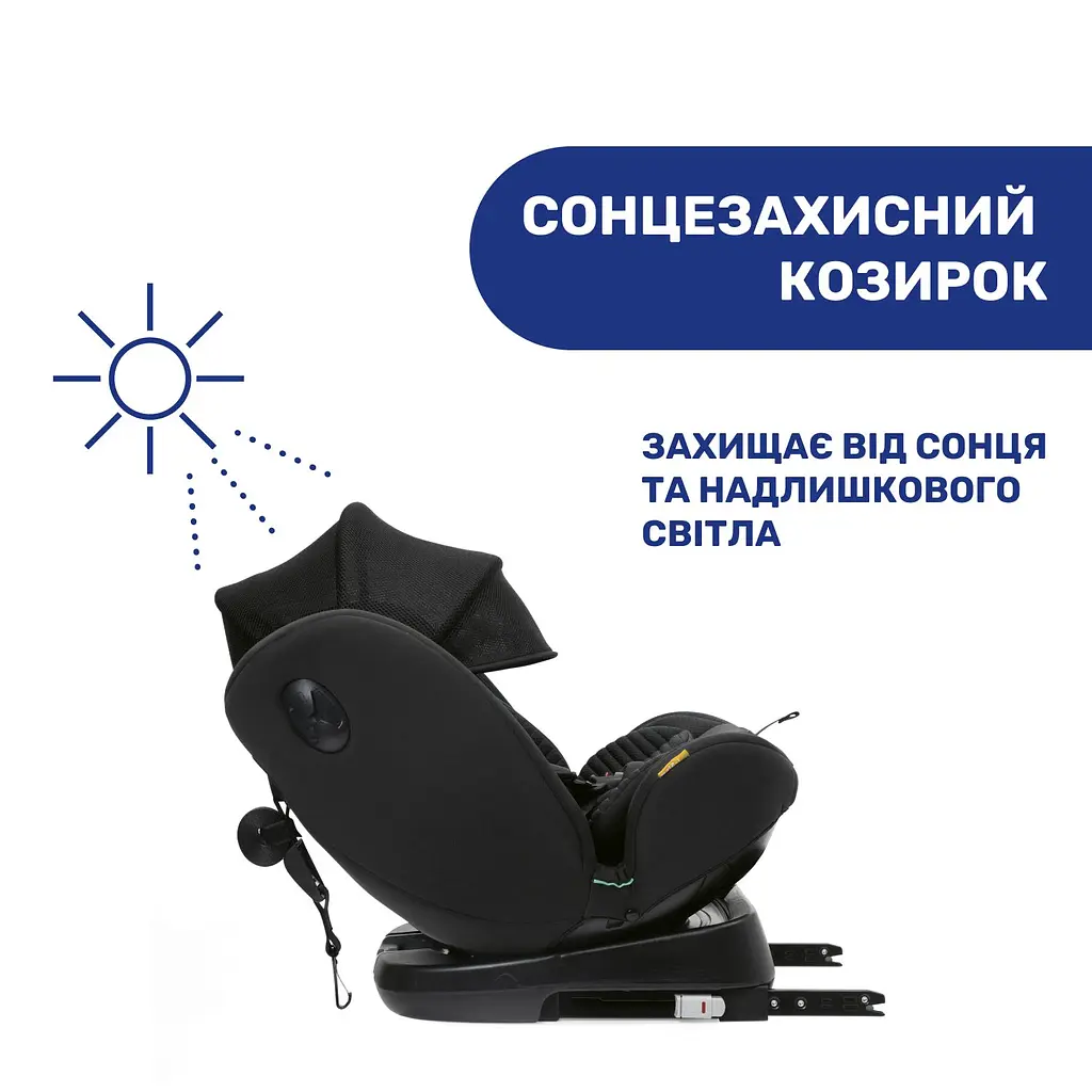 Автокрісло Chicco Unico Evo i-Size Air Чорне (87031.72) - фото 4