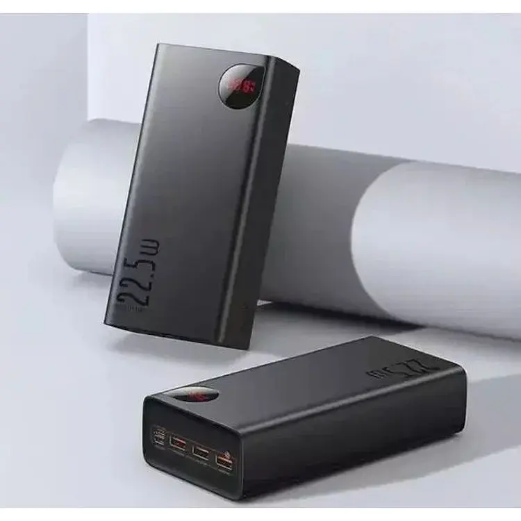 Портативна батарея Baseus Adaman Digital Display Fast Charge 40000 mAh 22.5W PPAD020101 Black - фото 2