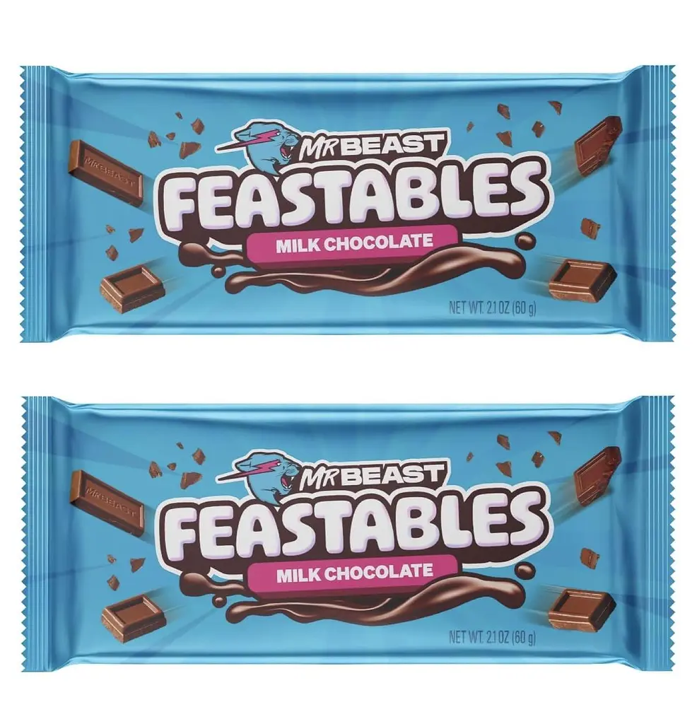 Шоколадний батончик Feastables MrBeast Milk Chocolate 60 г - фото 2