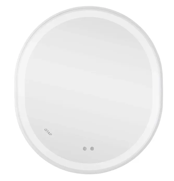 Дзеркало Qtap Gemini кругле з LED-підсвічуванням Touch QT2578R8071W - фото 2
