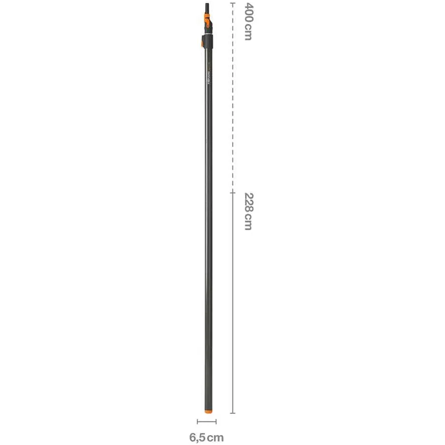 Ручка Fiskars QuikFit телескопічна графітова (1000665) - фото 2