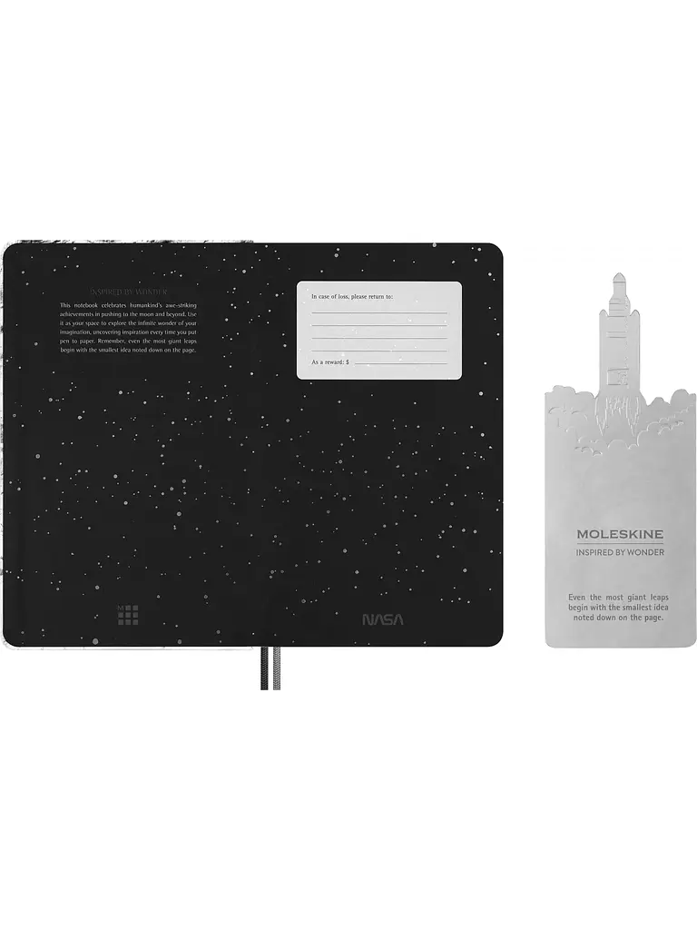 Записник Moleskine NASA середній, Лінійка в подарунковому боксі (SKBOXL7063S1) - фото 4