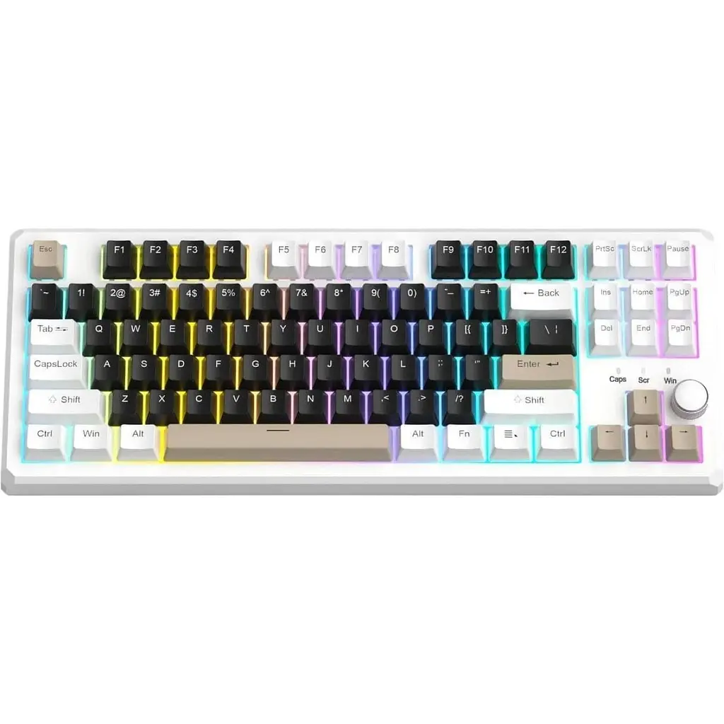 Клавіатура MageGee SKY 87 RGB Wireless Blue Whale Switch Mocha Brown (6971969728493-UA) [164306] - фото 2