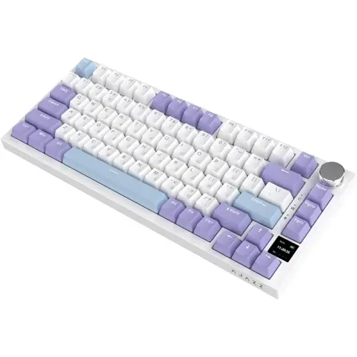 Клавіатура бездротова AK820 Pro, Violet/Purple, Bluetooth / USB 2.4GHz / Type-C, механічна (пе Ajazz teh0028308 - фото 6
