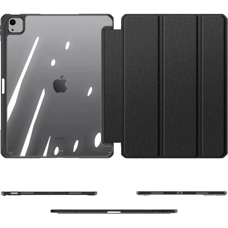 Чохол-книжка Dux Ducis Toby Series With Pencil Holder для Apple iPad Air 13` (2024-2026)/Pro 12.9` (2020-2022) Black [130630] - фото 9