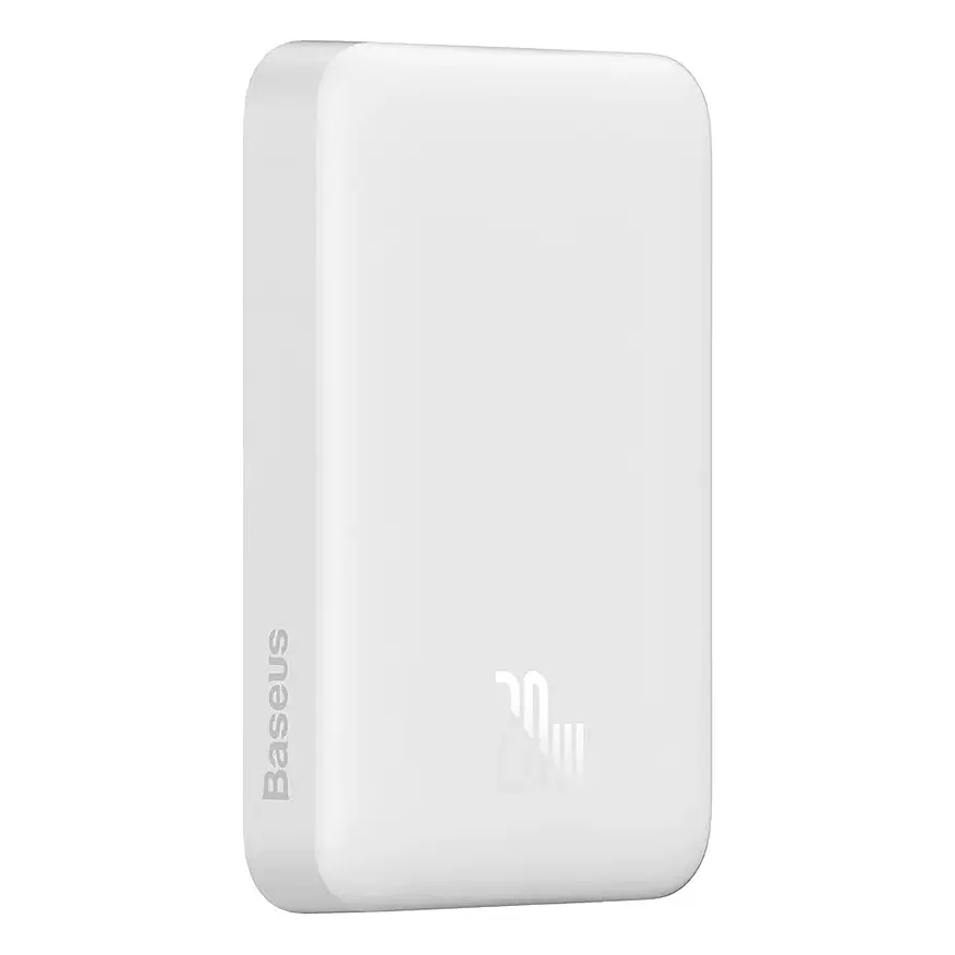 Зовнішній MagSafe акумулятор Baseus Power Bank 10000mAh 20W White - фото 5