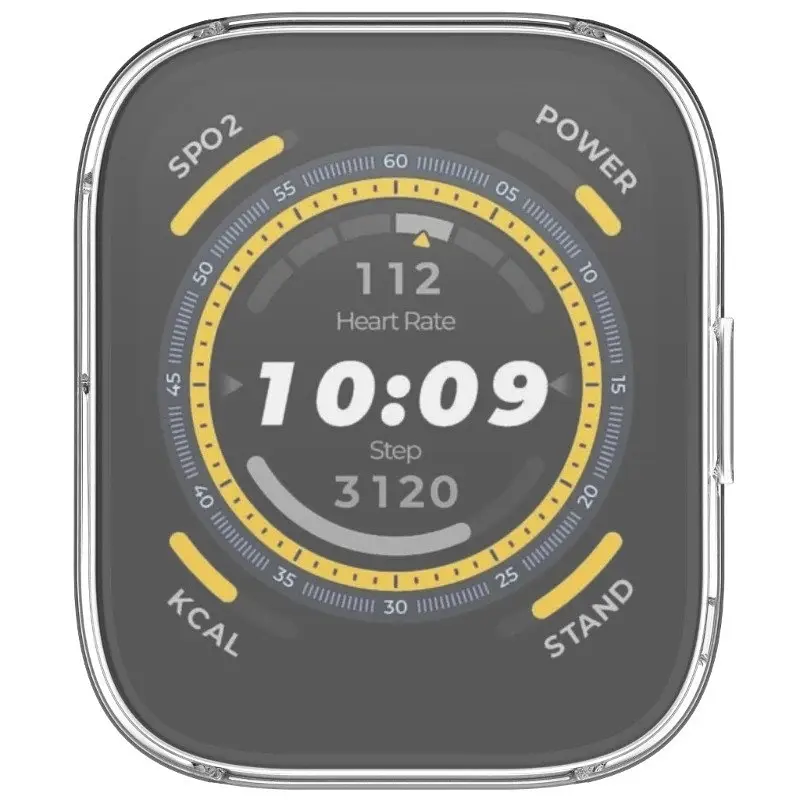 Защитный чехол Tamister для смарт-часов Amazfit Bip 5/5Pro прозрачный - фото 4