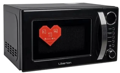 Мікрохвильова піч LMW-2083E Black, 700W LIBERTON teh0020379 - фото 2