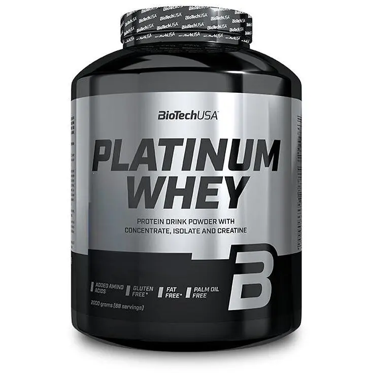 Сироватковий протеїн BioTech Platinum Whey, 2 кг - Печиво-крем
