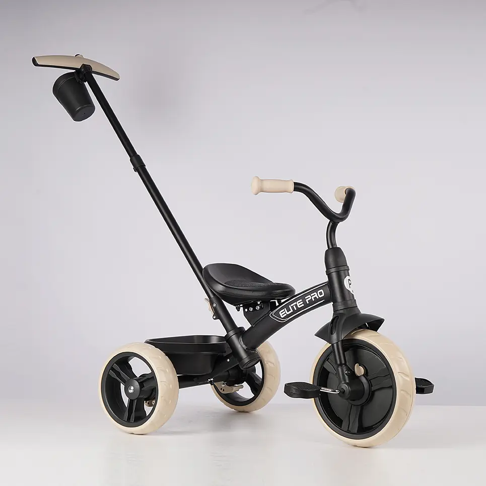 Велосипед триколісний дитячий Qplay Elite Pro Black (T10-BEliteProBlack) - фото 8