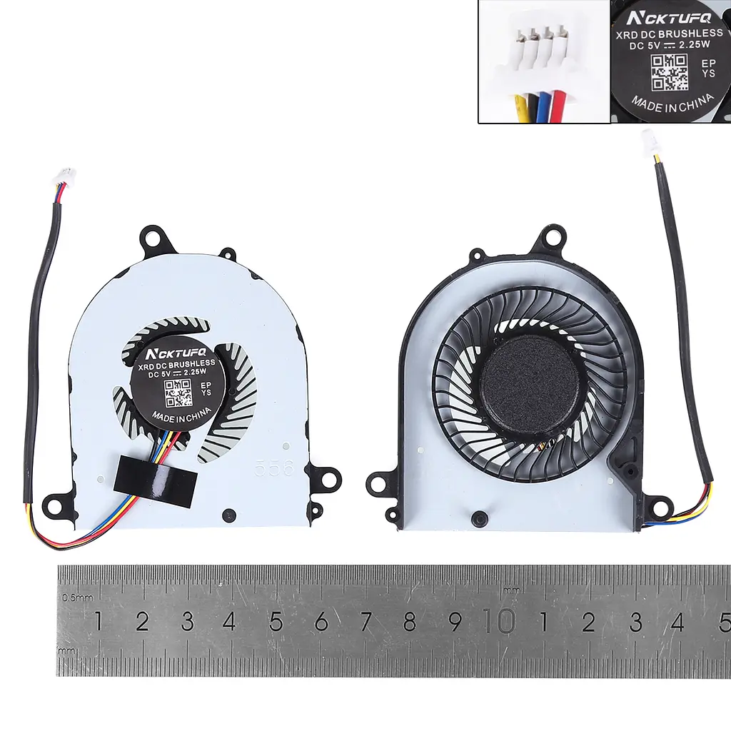 Вентилятор кулер для MSI PS63 Modern 8RC 8M MS-16S1 MS-16S2 MS-16S3, (CPU FAN 5V 2.25W, 16S1-CPU, BS5005HS-U3J, Аналог) - фото 3