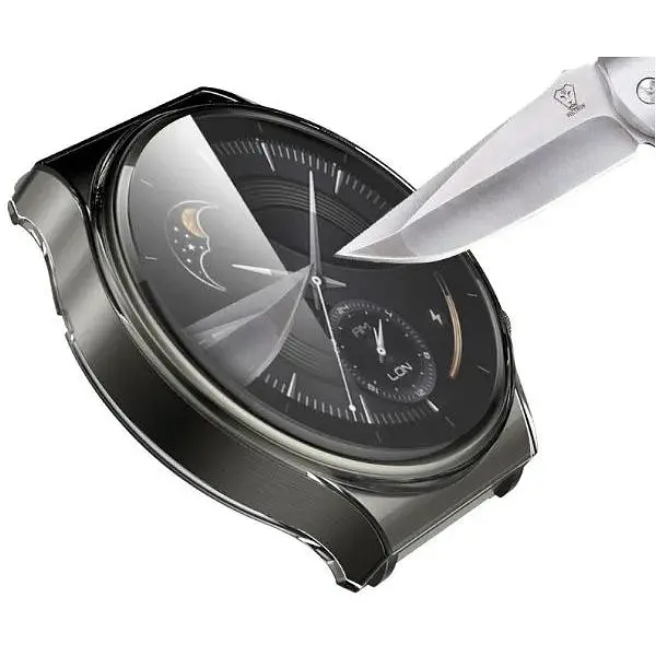 Чохол-накладка DK Silicone Face Case для Huawei Watch GT 2 Pro 46 мм clear - фото 2