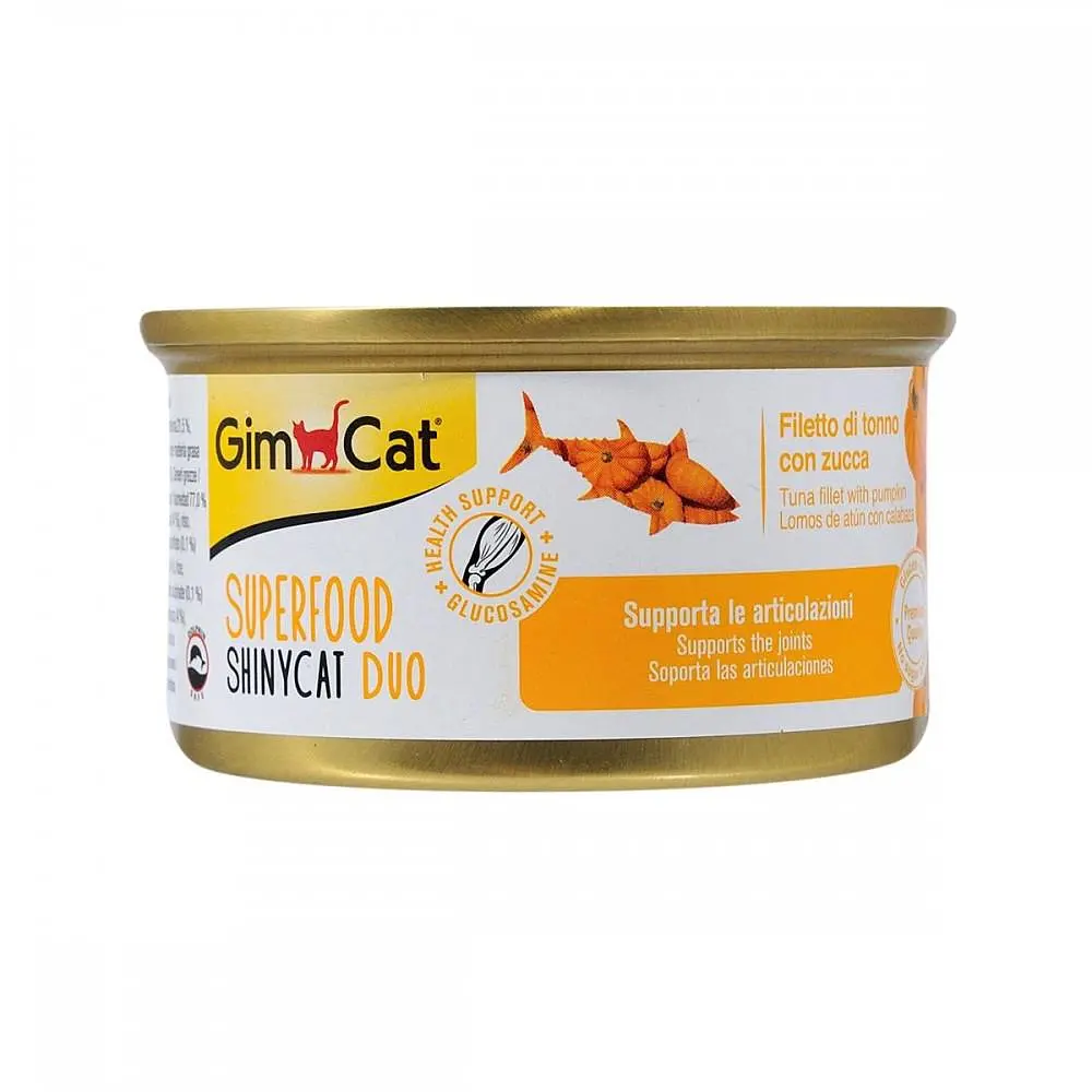 Вологий корм для котів GimCat Superfood 70 г (тунець та гарбуз) - фото 2