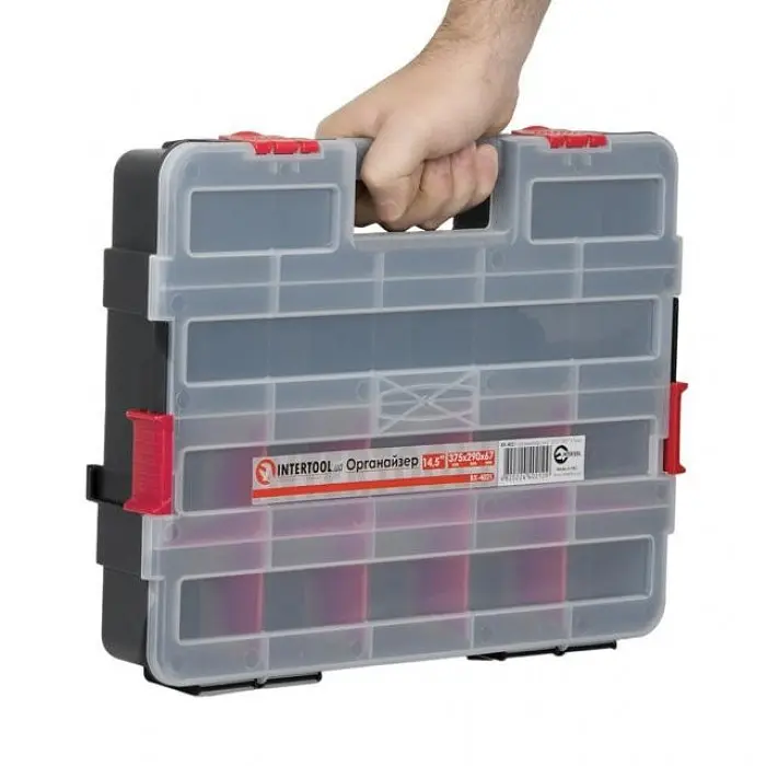 Пластиковий органайзер-валіза для інструментів INTERTOOL BX-4021 - фото 2