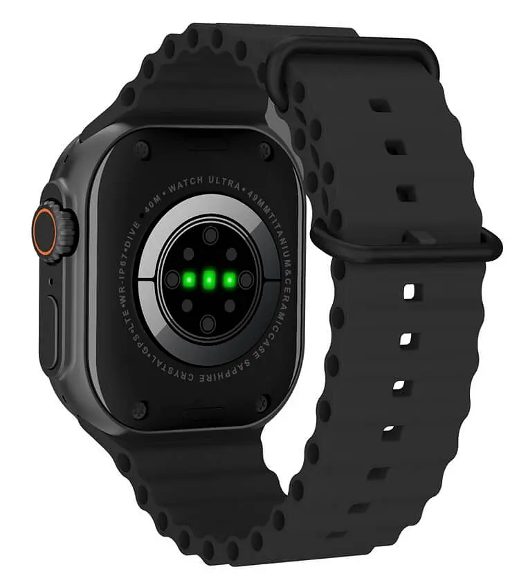 Смарт-годинник з Sim картою 4G LEMFO X9 Call силіконовий ремінець Black (16723) - фото 4