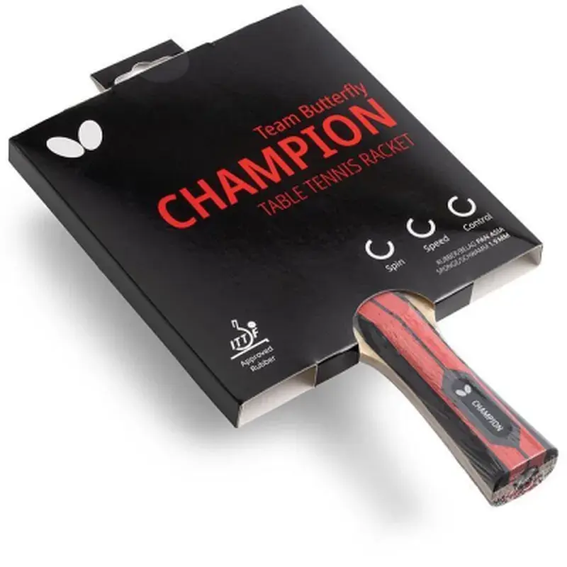 Ракетка для настільного тенісу Butterfly Team Champion FL (6256800002) (931840) - фото 4