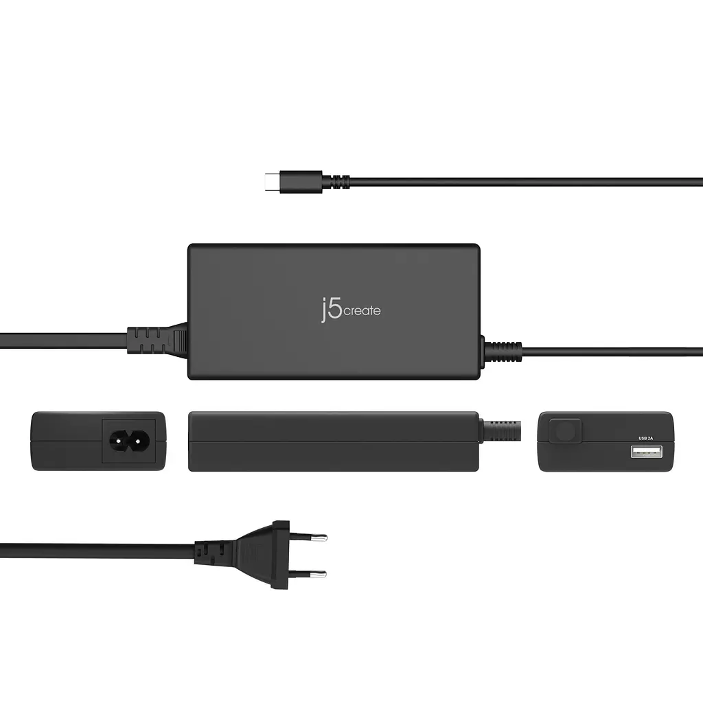 Мережевий зарядний пристрій J5create Super Charger 100W Black (JUP2290C-EN) - фото 2