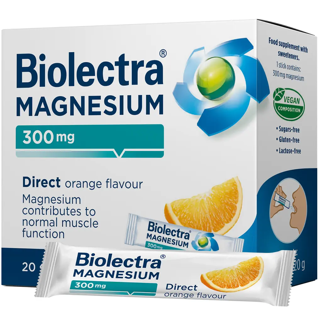 Диетическая добавка Биолектра Магнезиум Директ апельсин 20 пакетов - фото 2