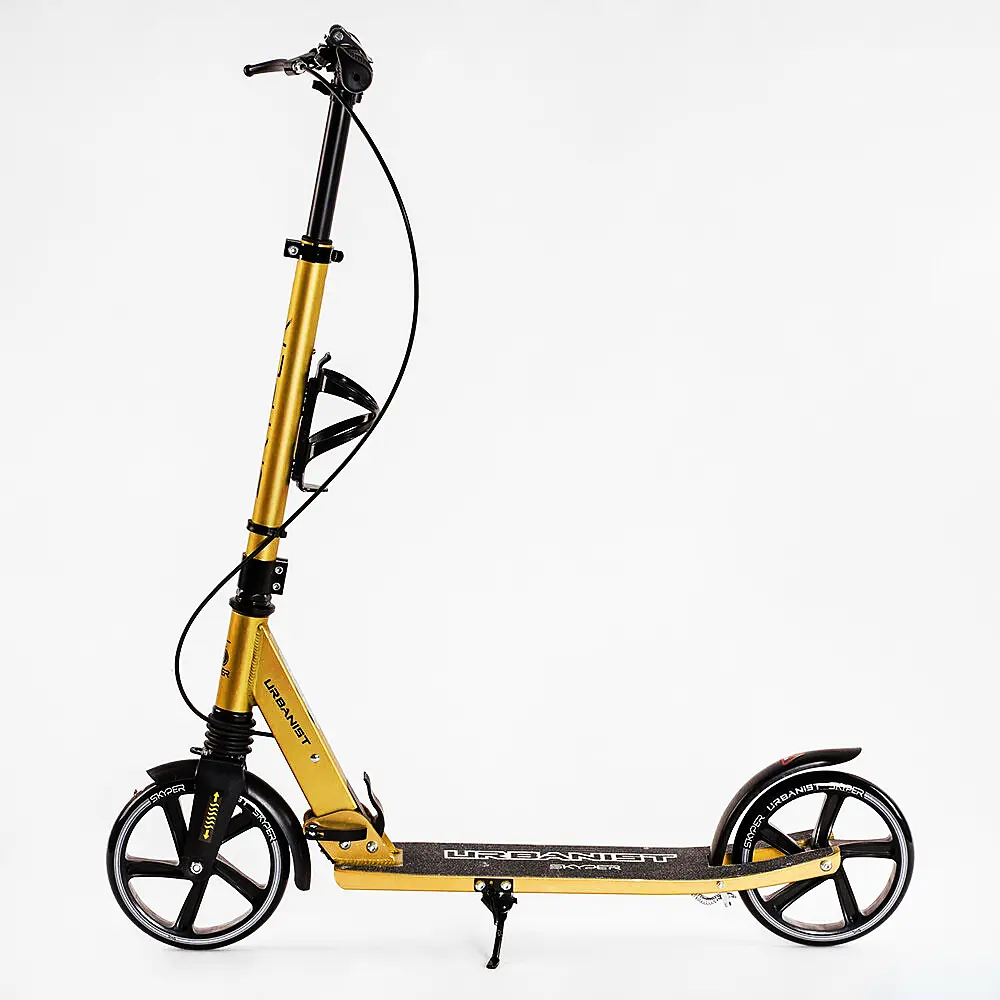Самокат Skyper Urbanist 88-102х54х12.5 см Жовтий 000283526 - фото 3