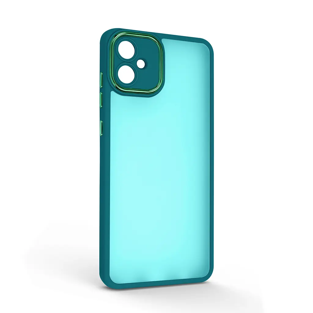 Защитный чехол для Samsung Galaxy A05 (A055), Shade, зеленый, TPU+PC, матовый, защита всего корпуса, панель-накладка, противоударный, с высокими бортами, амортизирует удары при падениях, ArmorStandart (ARM73416) - фото 1