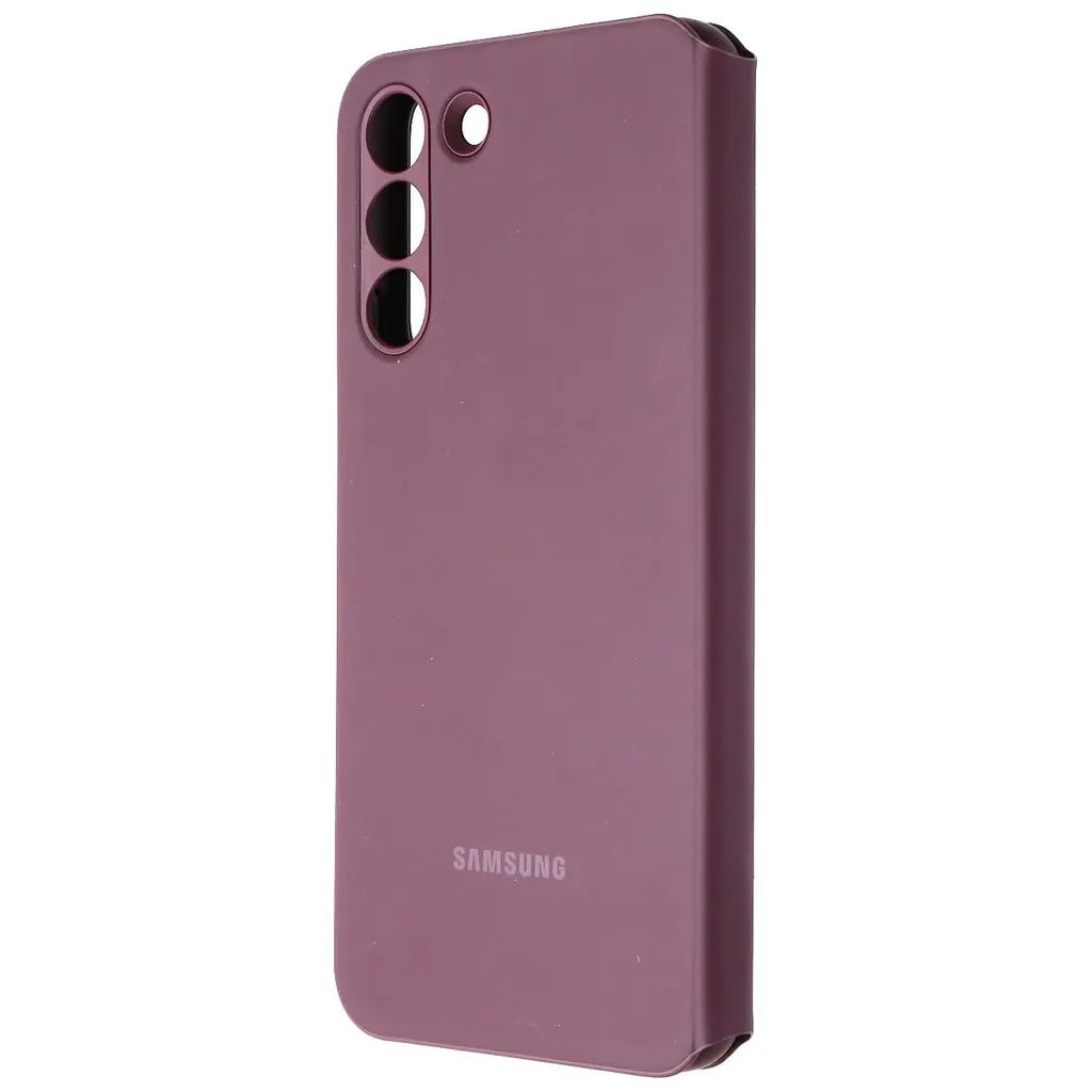 Оригінальний чохол-книжка Samsung Smart Clear View Cover для Galaxy S22 Plus (6.6") Burgundy EF-ZS906CEEGRUduplication - фото 3