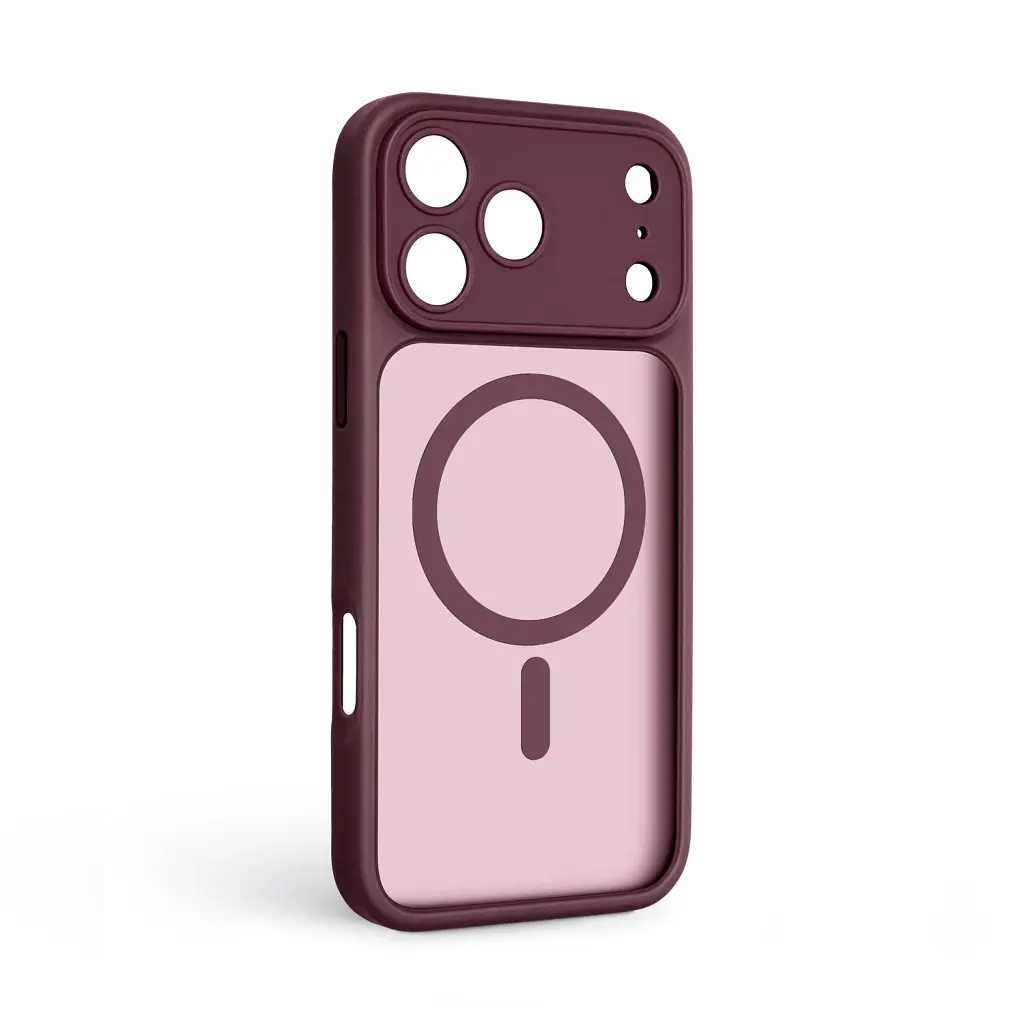 Чохол ArmorStandart Lush MagCase для Apple iPhone 18 Pro Dark Cherry - фото 2