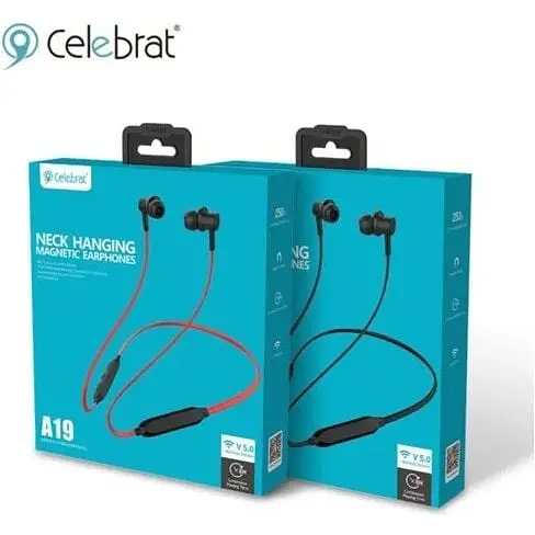 Гарнітура Celebrat Bluetooth A19 стерео black - фото 3